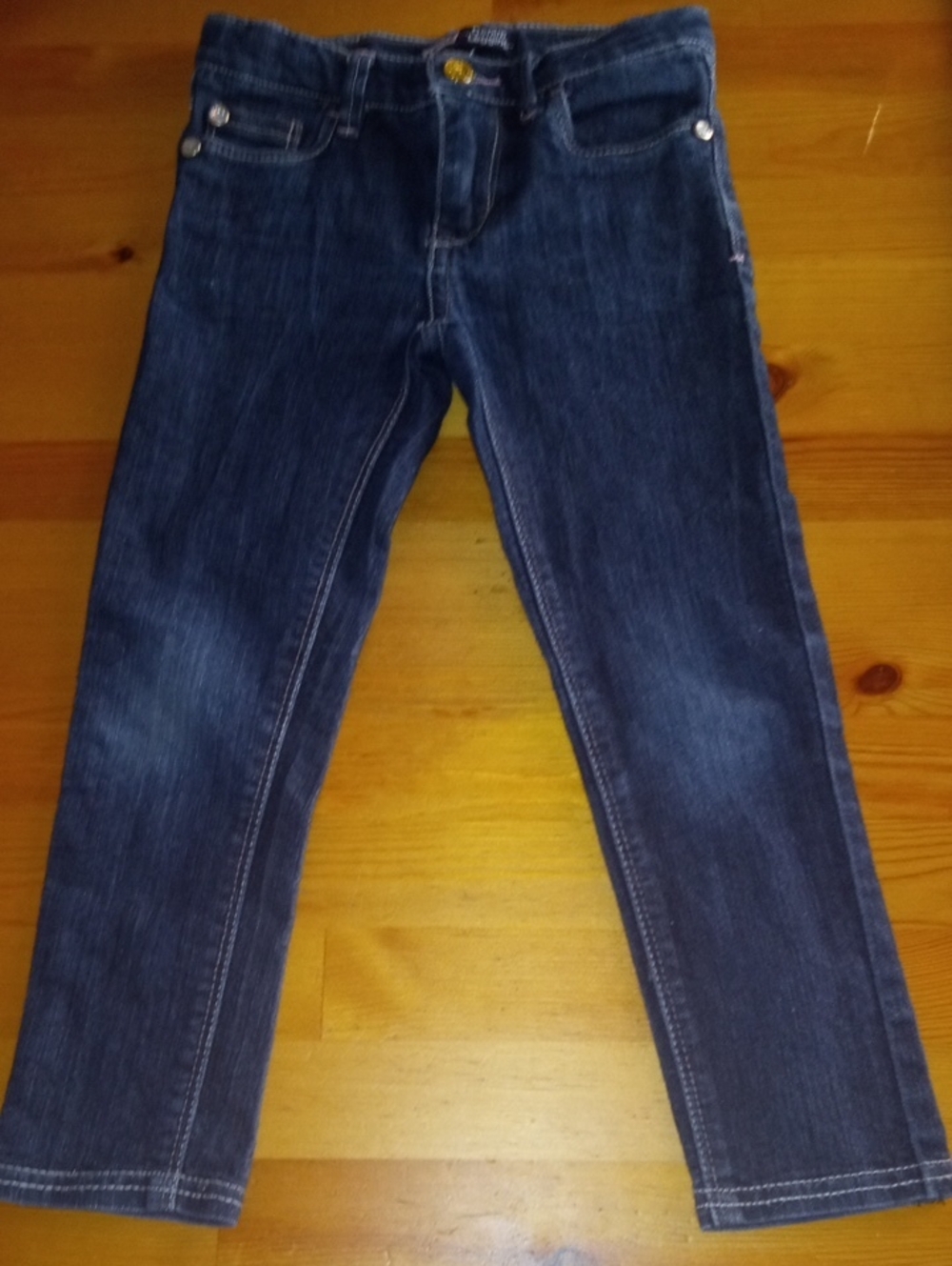 Levi's Size 5 Kids Straight Dark Blue Denim Jeans